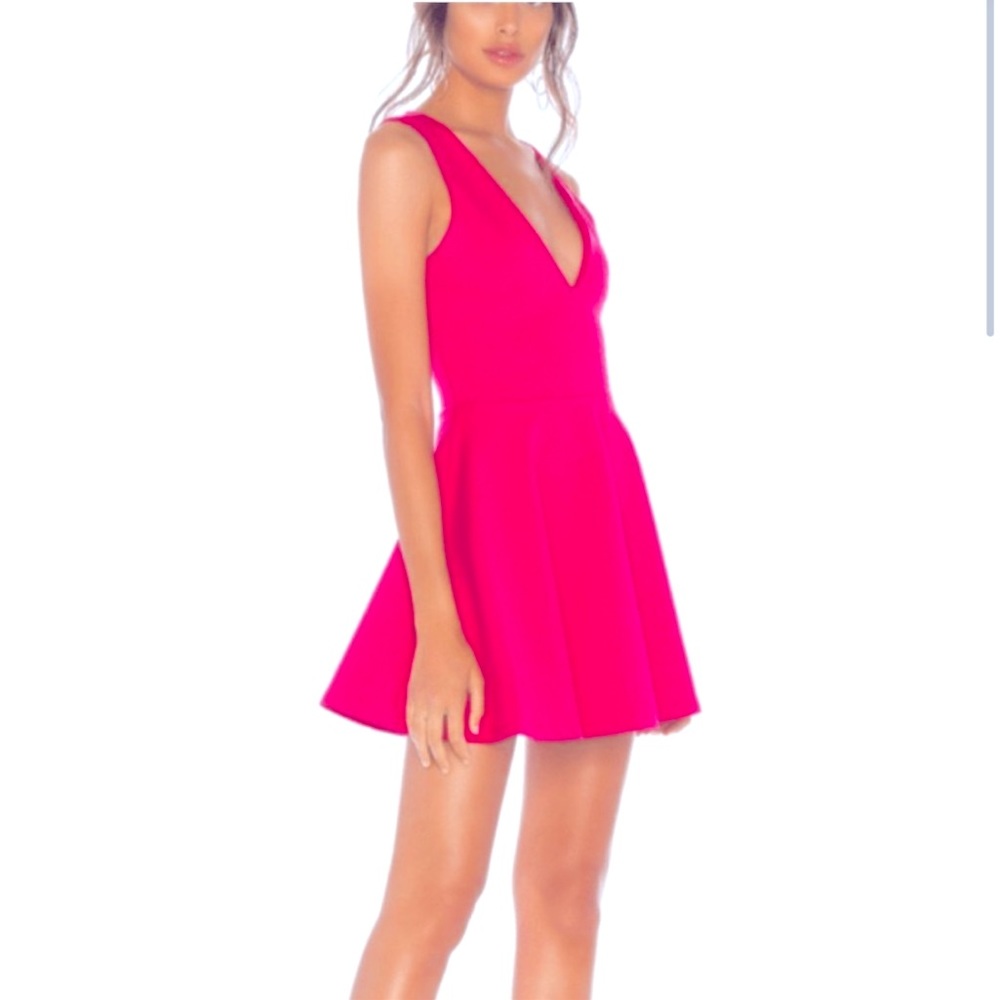 Lovers + Friends Mi Amor Mini in Hot Pink